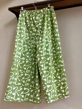 Organic Cotton Culotte Wide-Leg Pants from Global Mamas, Size M, New without Tag